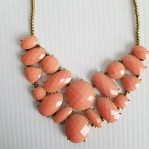 The Limited Statement Necklace Coral NWT